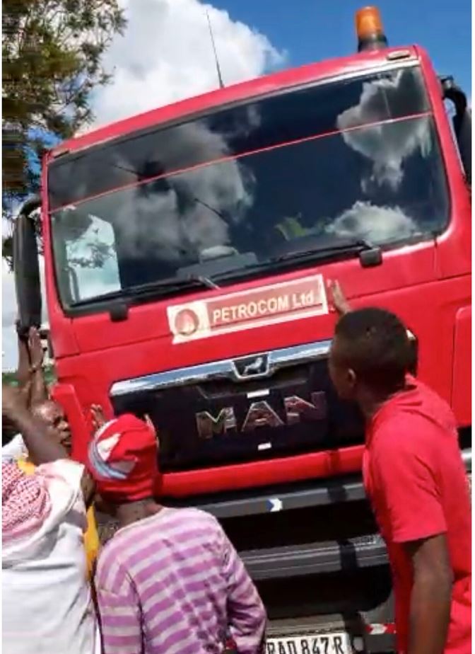 Rwandan truck drivers